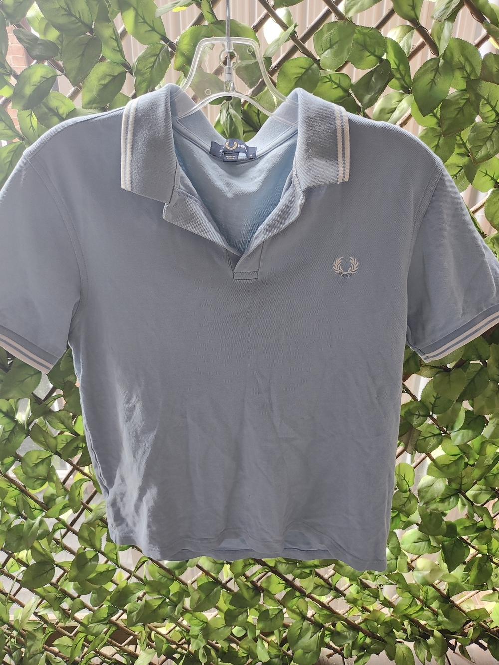 Fred Perry Light Blue Twin-Tip Polo